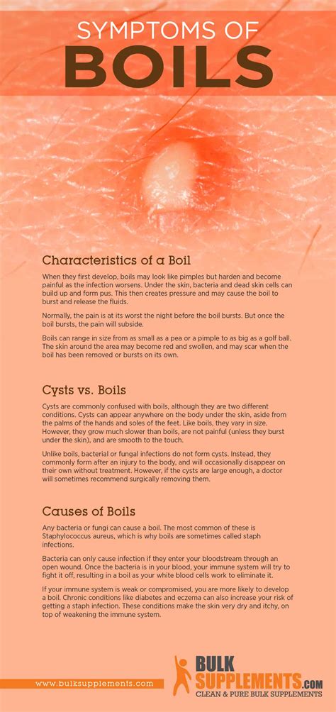 Boils: Causes, Symptoms, and Treatment .
